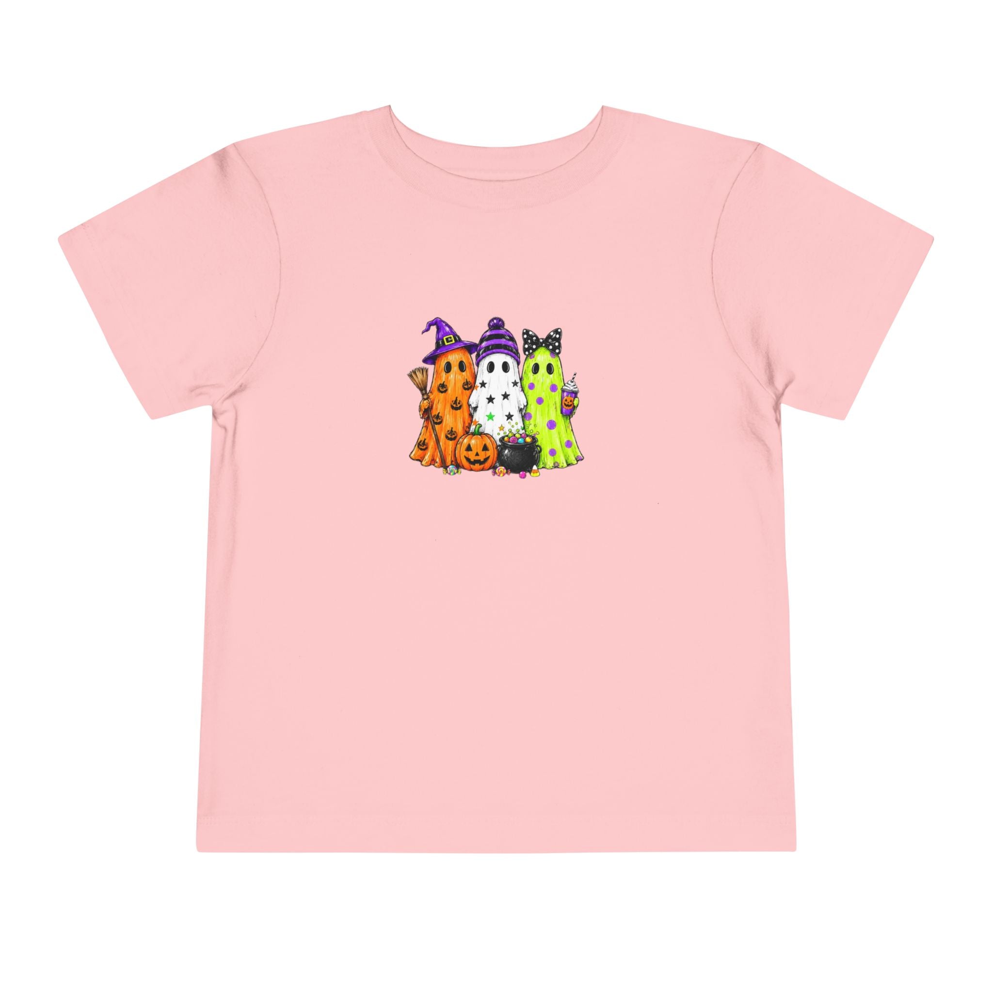 Toddler Halloween Ghosts Short Sleeve Tee