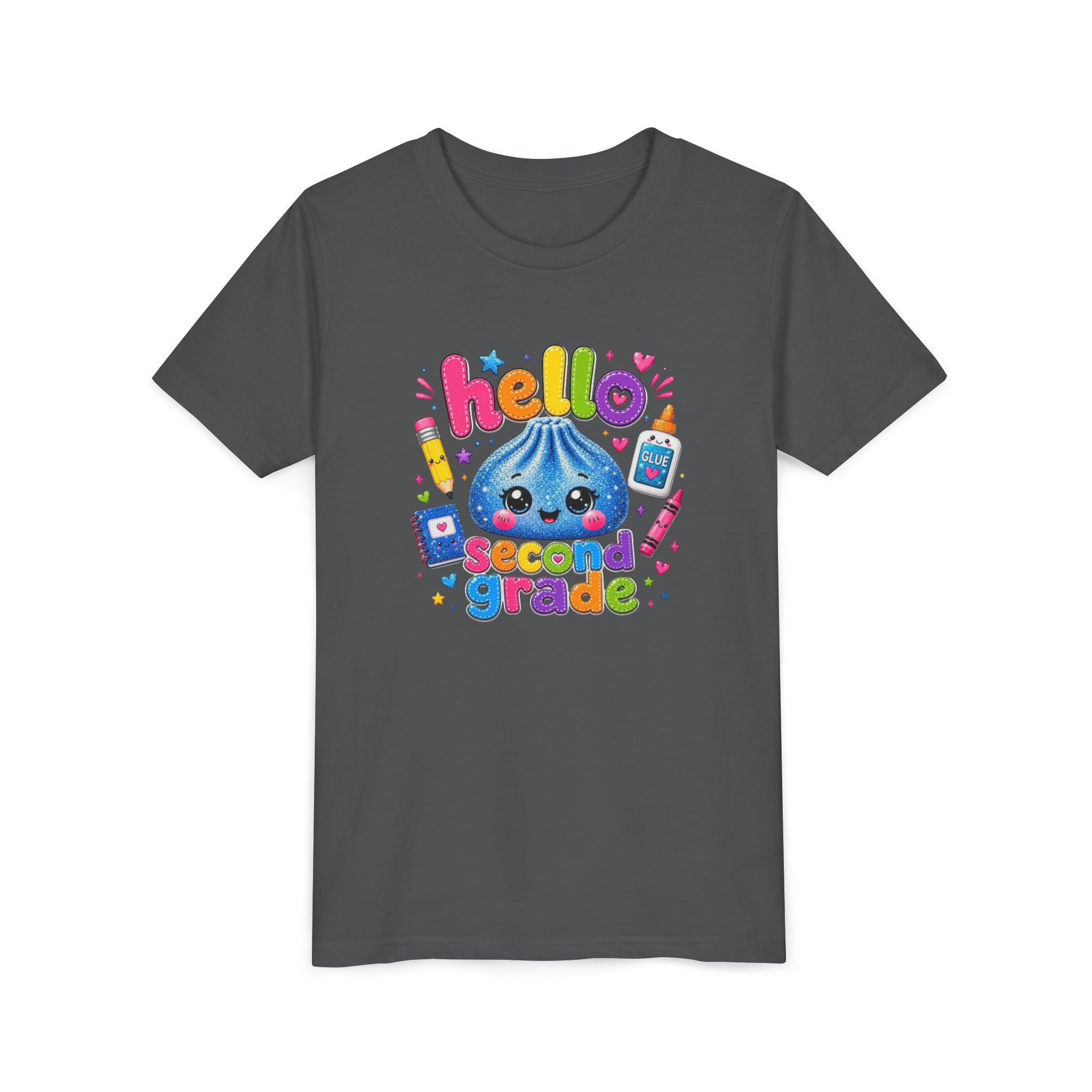 "Hello Second Grade" Youth Tee