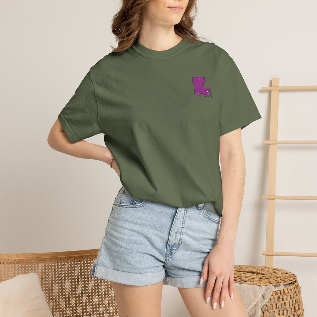 Louisiana Graphic T-Shirt — 'Excuse Me While I Love You' State Pride Tee