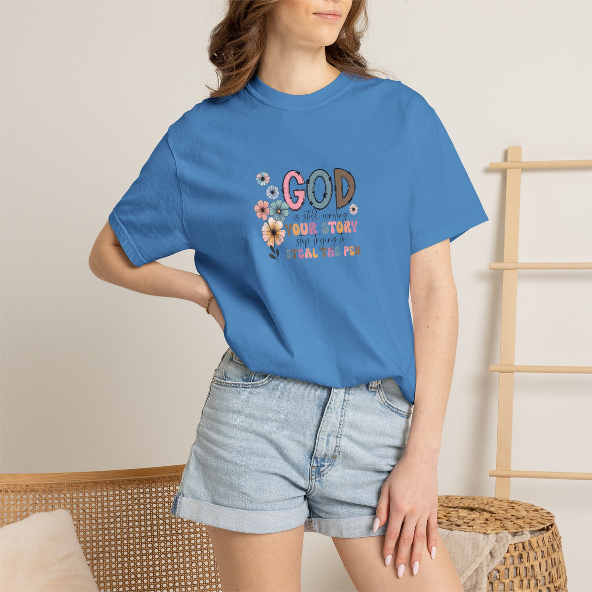 God Grew Your Story Floral T-Shirt