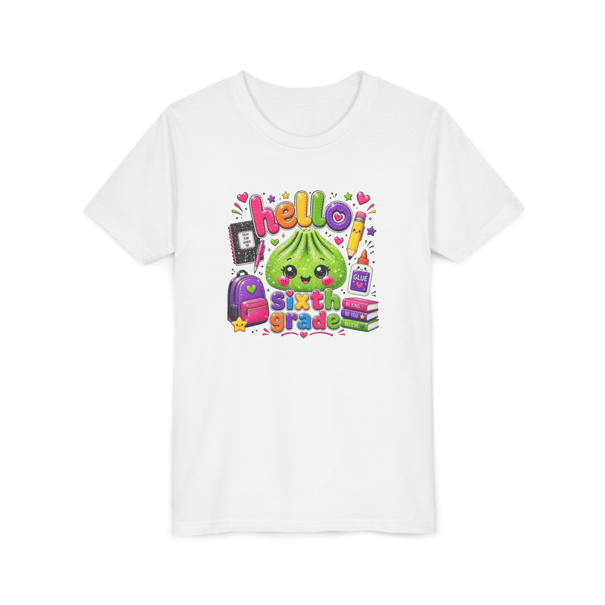 "Hello Sixth Grade" Youth Tee
