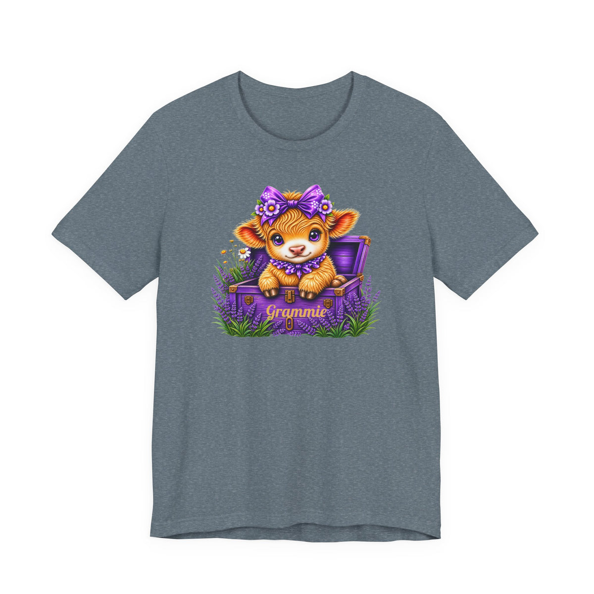 Personalized Highland Cow Shirt | Custom Grandma Name Tee