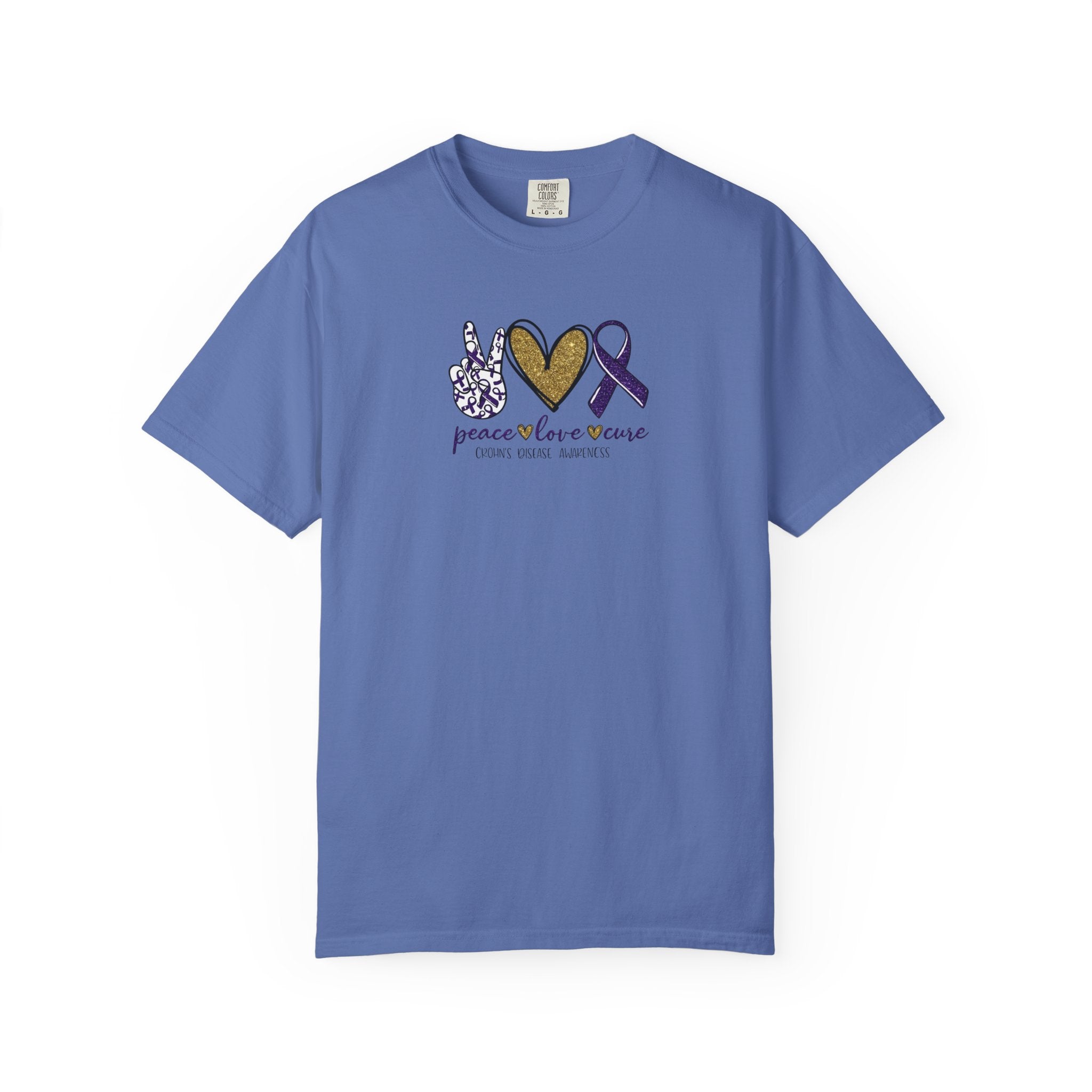 Peace Love Crohn's Awareness T-Shirt