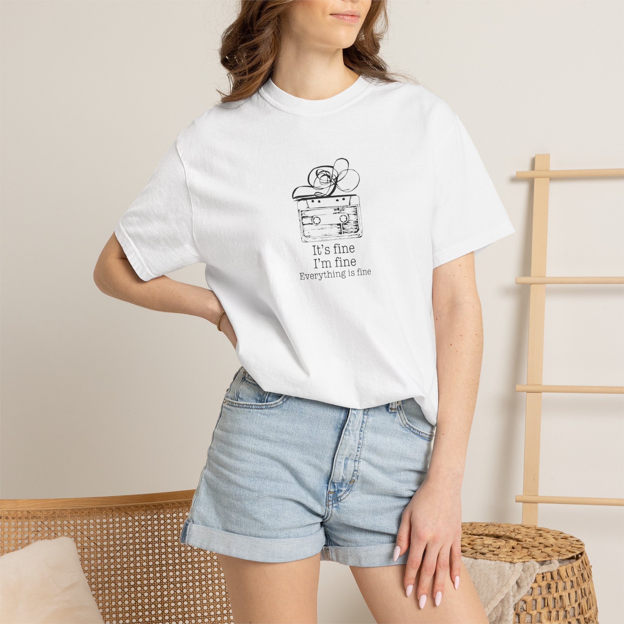 I’m Fine Cassette Tape T-Shirt