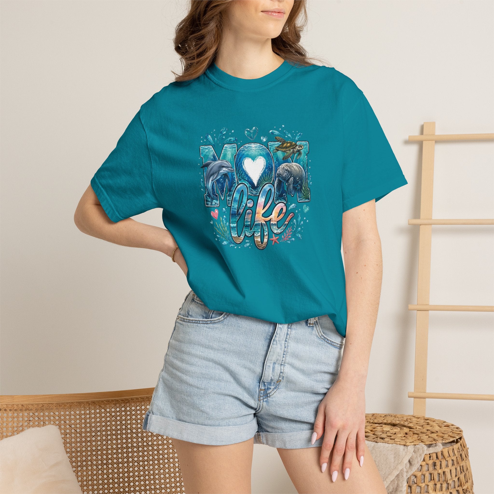 Dolphin Love Graphic T-Shirt