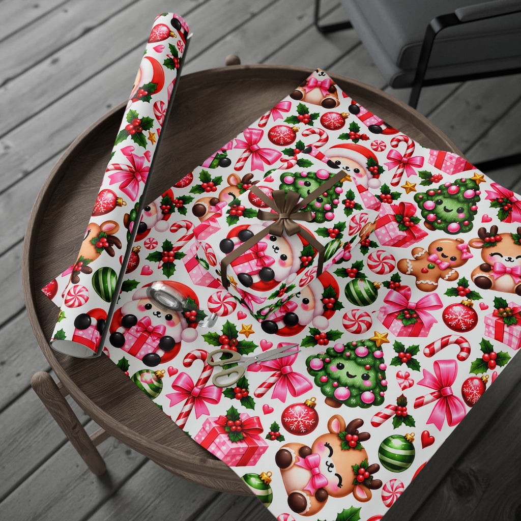 Christmas Squishies | Cute Kawaii Christmas Wrapping Paper