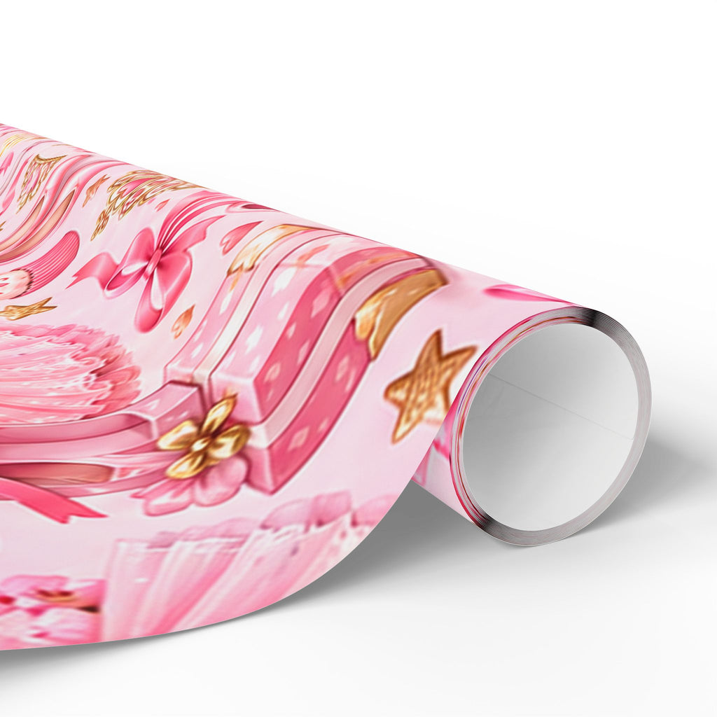 Pink Ballerina 5th Birthday Wrapping Paper – Ballet Party Gift Wrap