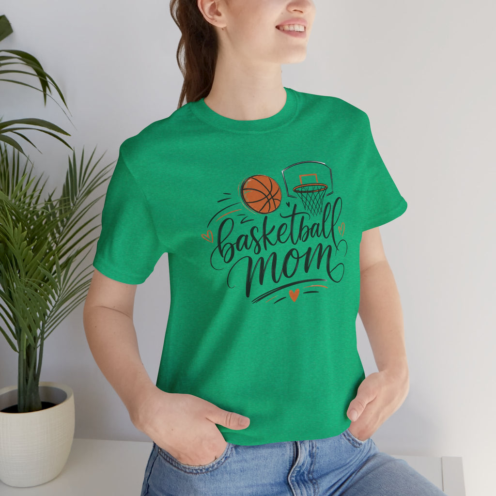 Cute Script Basketball Hoop Design