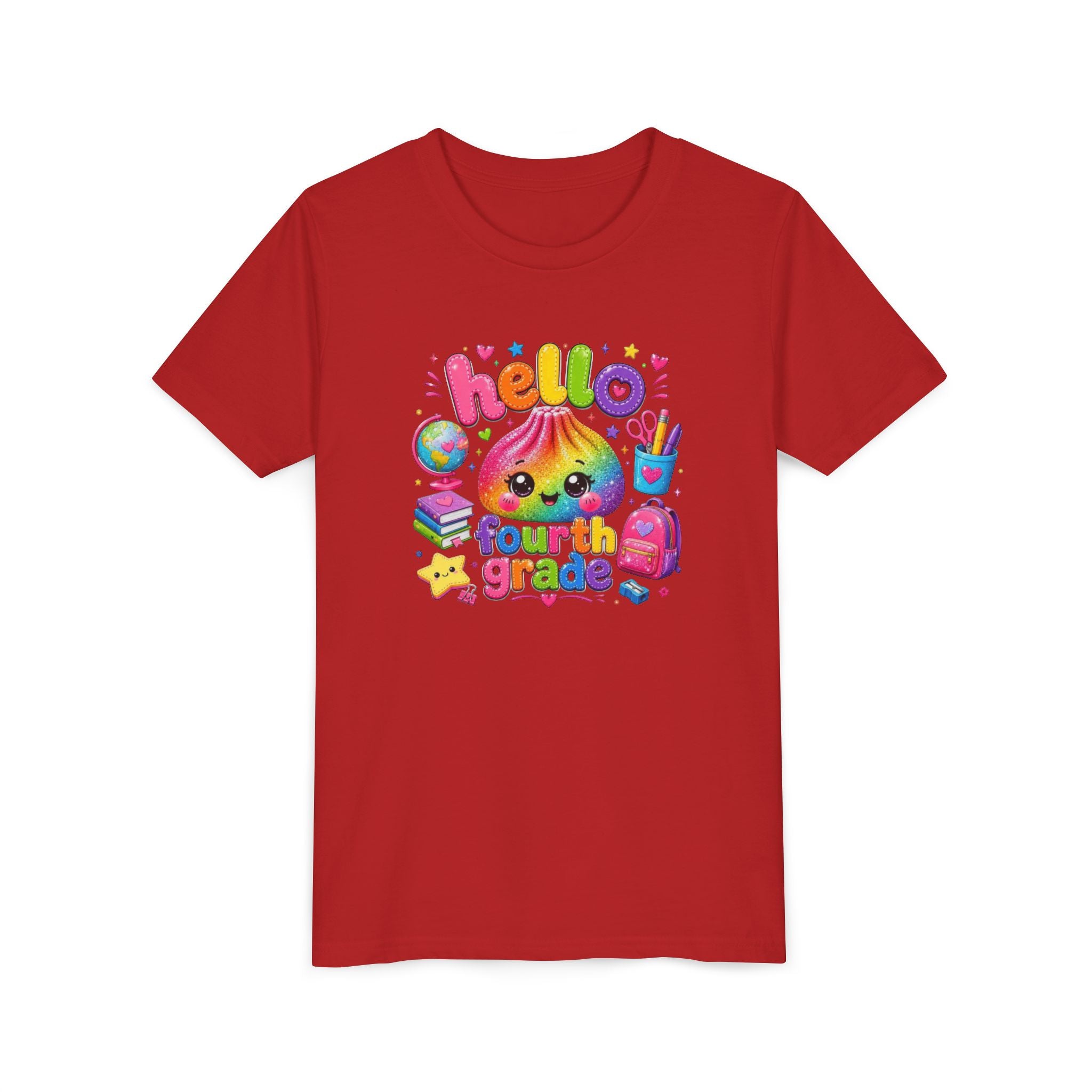 "Hello Fourth Grade" Kids T-Shirt