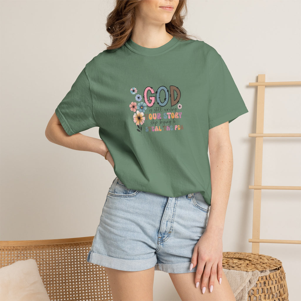God Grew Your Story Floral T-Shirt