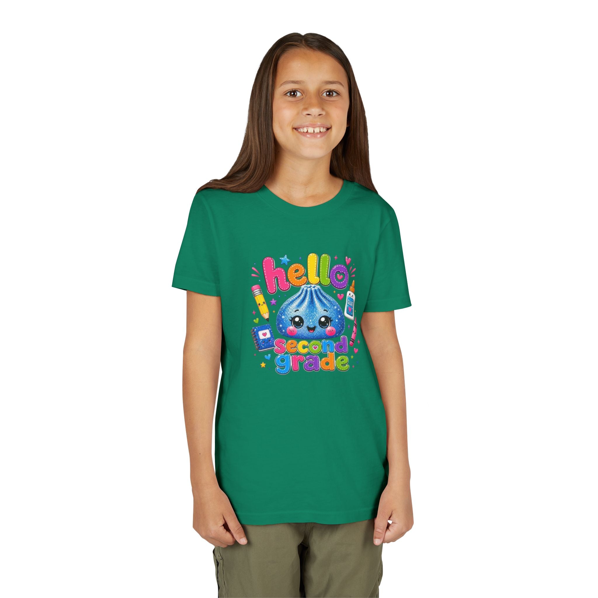 "Hello Second Grade" Youth Tee