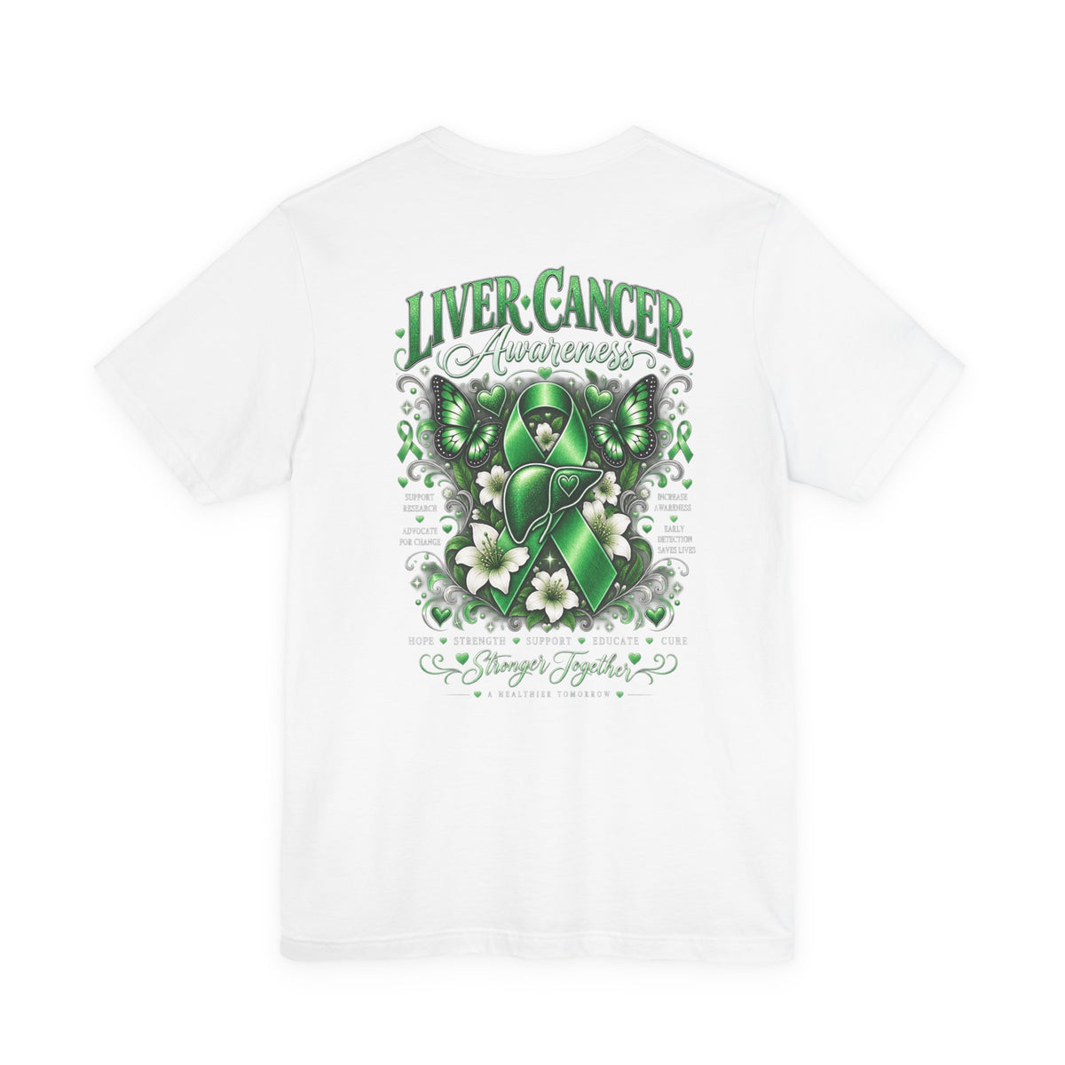 Liver Cancer Awareness Tee - Threads of Hope