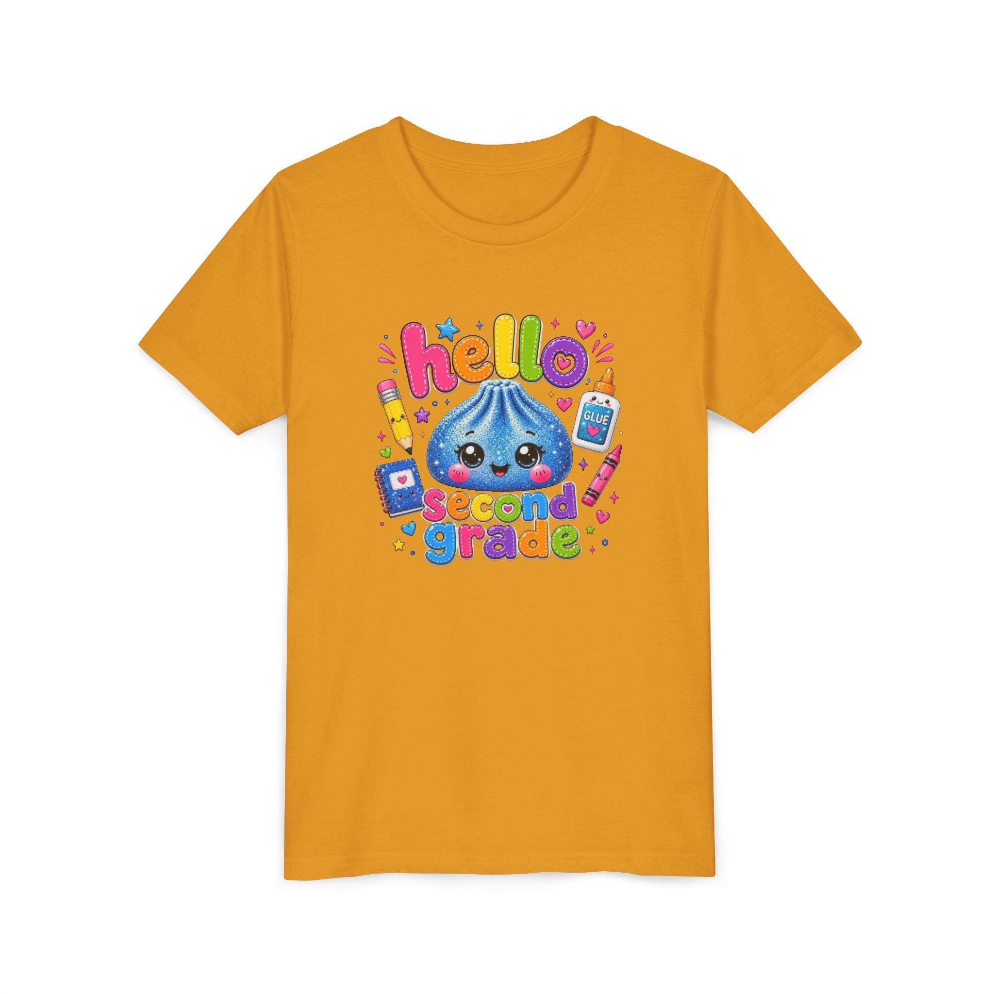 "Hello Second Grade" Youth Tee