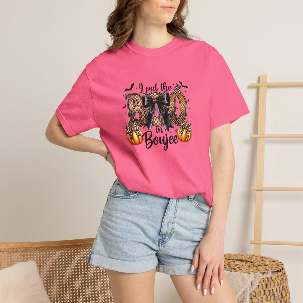 Halloween Boo in Boujee T-Shirt — Cute Spooky Pumpkin Graphic Tee