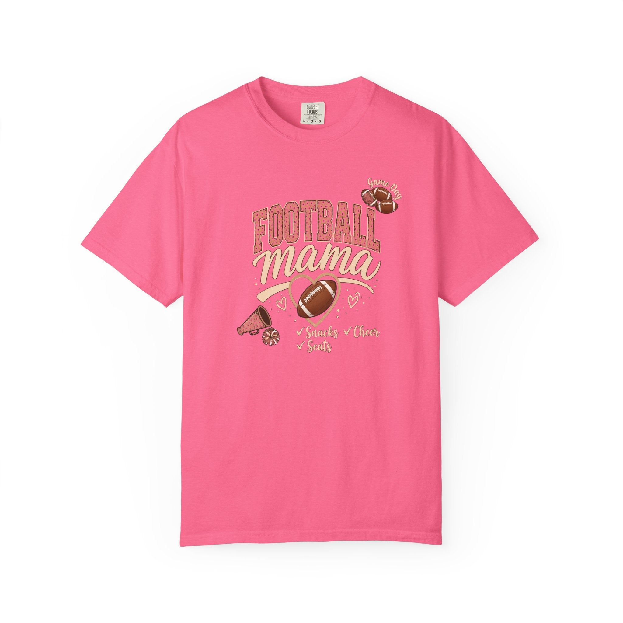 Football Mama T-Shirt — Cute Vintage Football Mom Tee
