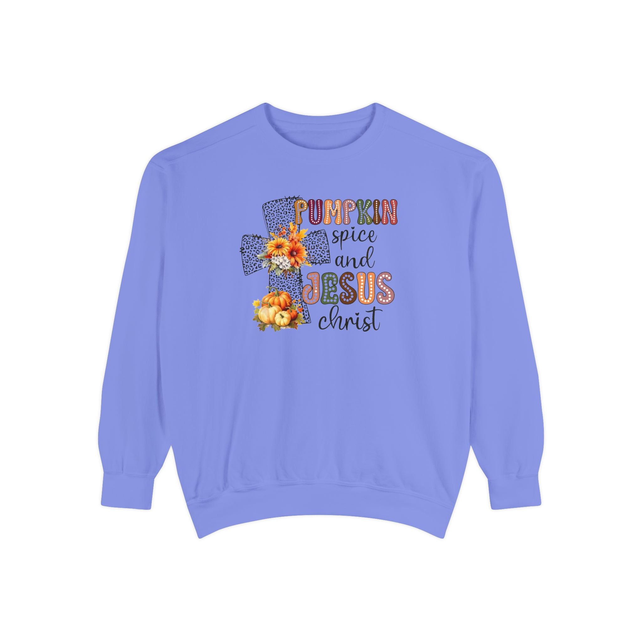 Fall Pumpkin Spice and Jesus Sweatshirt