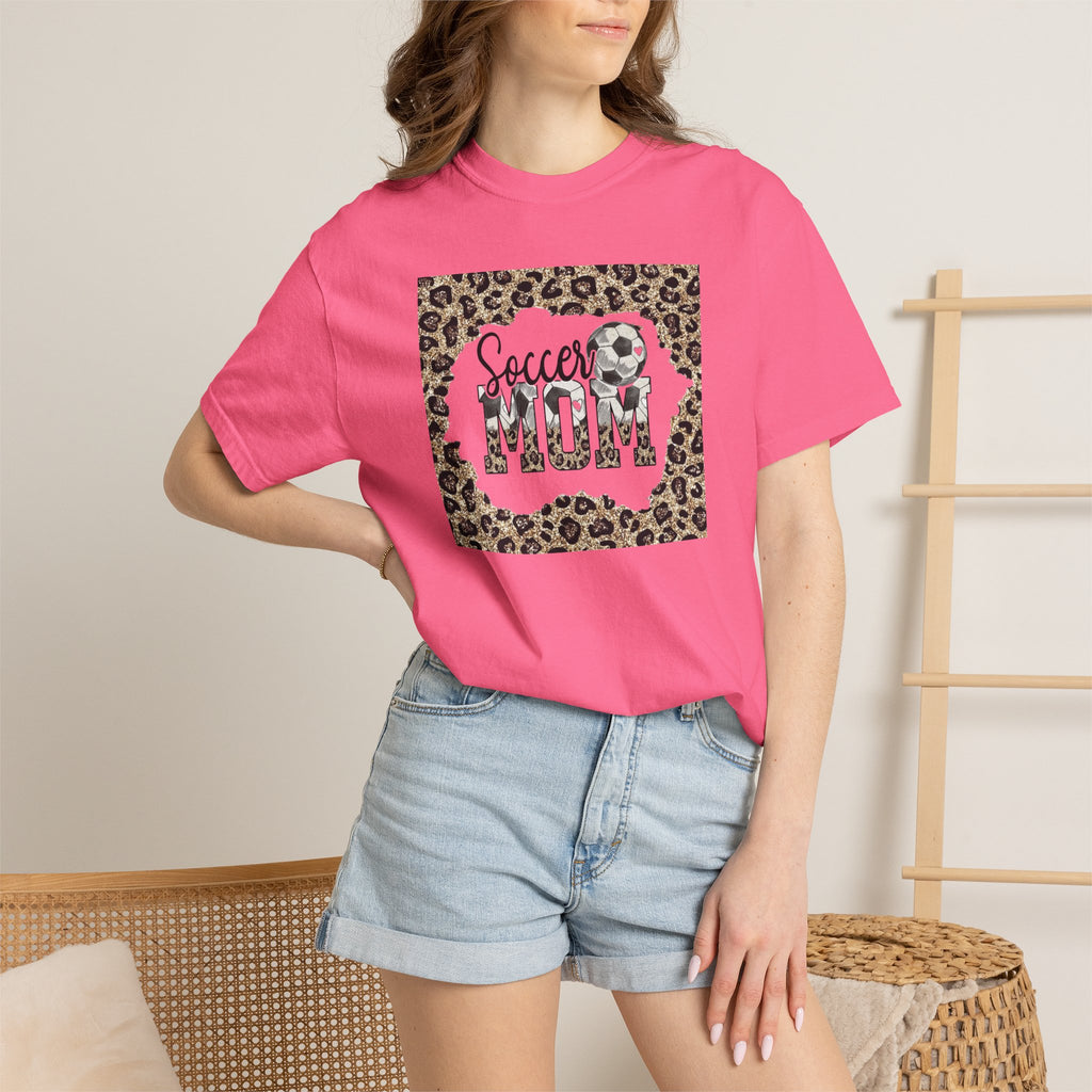 Soccer Mom Leopard Print T-Shirt
