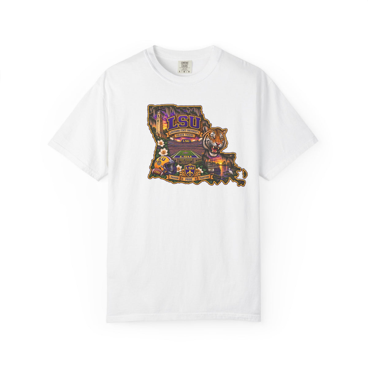 Retro Arcade Tee — Vintage Game Console Louisiana T-Shirt\