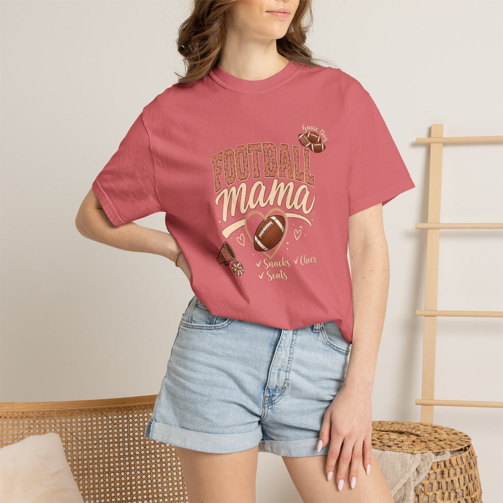 Football Mama T-Shirt — Cute Vintage Football Mom Tee