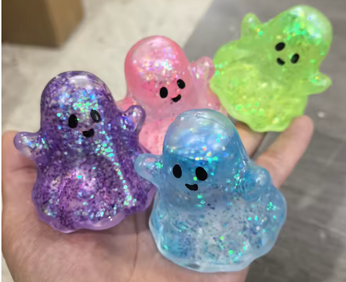 MALTOSE FILLED HALLOWEEN SQUISHY | GHOSTS, BATS AND PUMPKINS