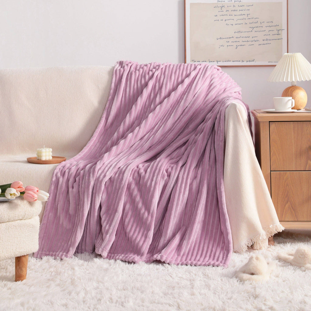 All-Season Plush Flannel Fleece Blanket | Two Sizes