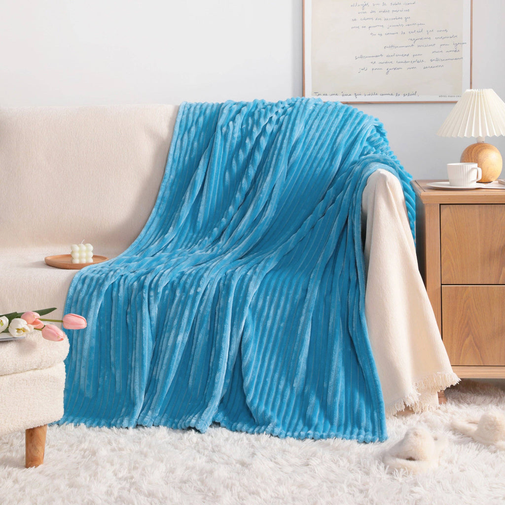 All-Season Plush Flannel Fleece Blanket | Two Sizes