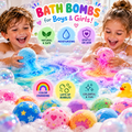 COLOR-CHANGING KID'S BATH BOMBS | FIZZY, BUBBLY BATH TIME FUN